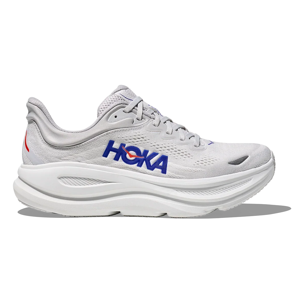 HOKA Bondi 9 Light Gray / Blue