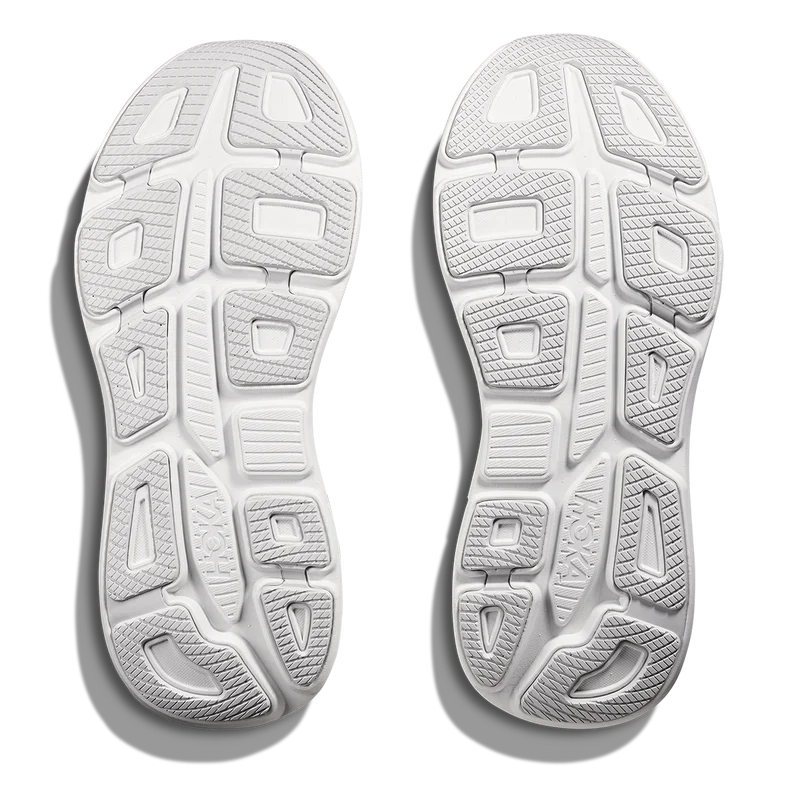HOKA Bondi 9 Light Gray / Blue