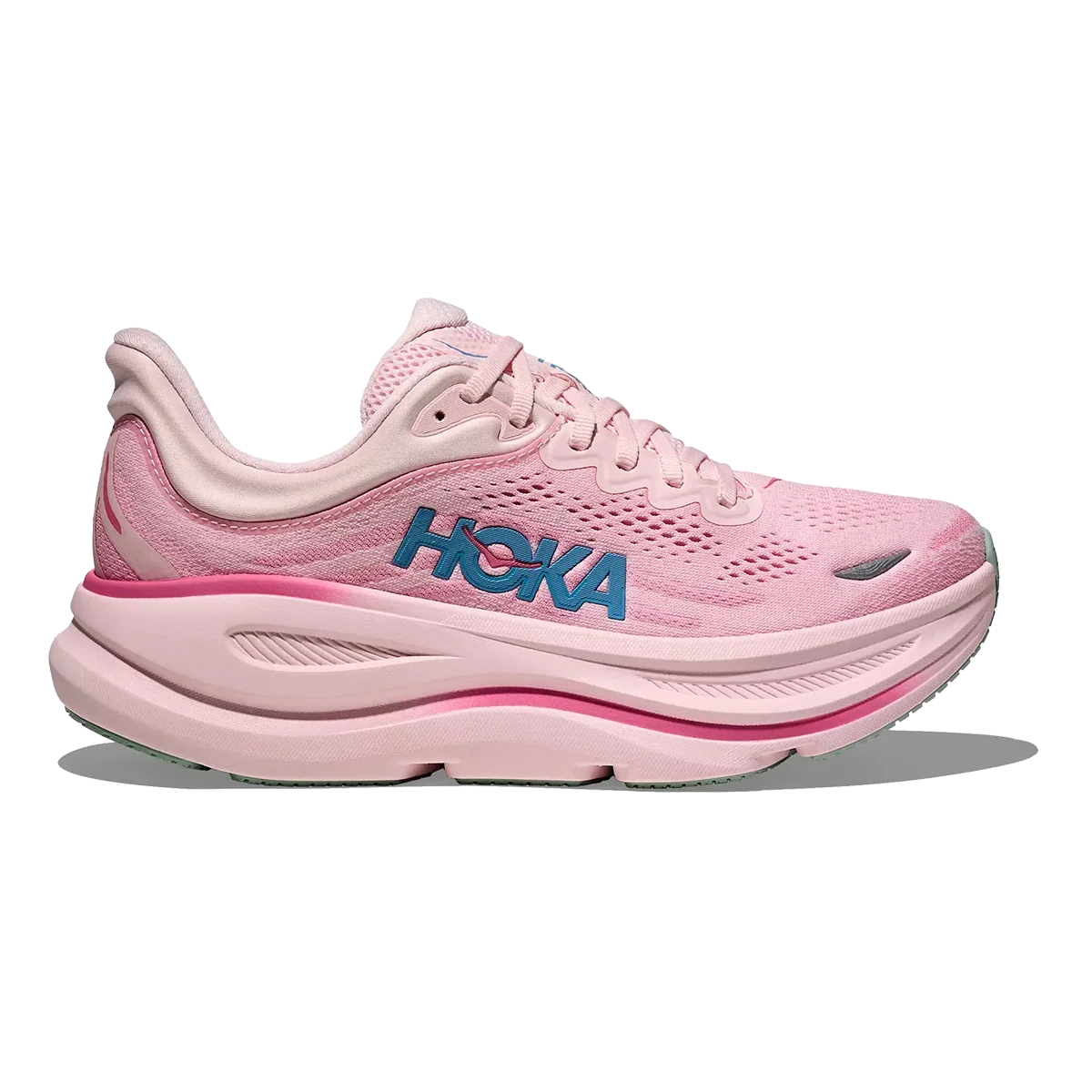 HOKA Bondi 9 Pink / Teal