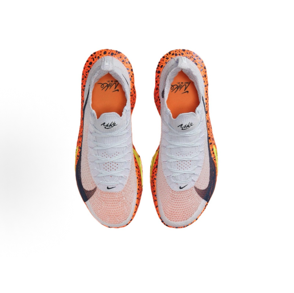 Nike Air Zoom Alphafly Next% 3 Running Shoes – Light Gray & Orange