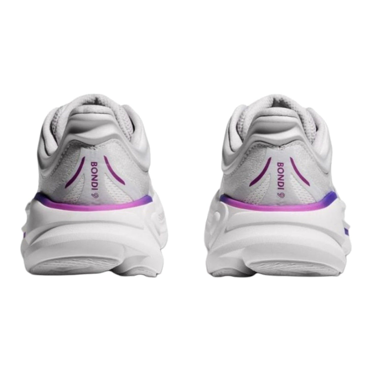 HOKA Bondi 9 Light Gray / Purple