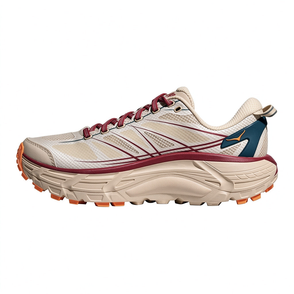 HOKA Mafate Speed 2 Beige – Burgundy