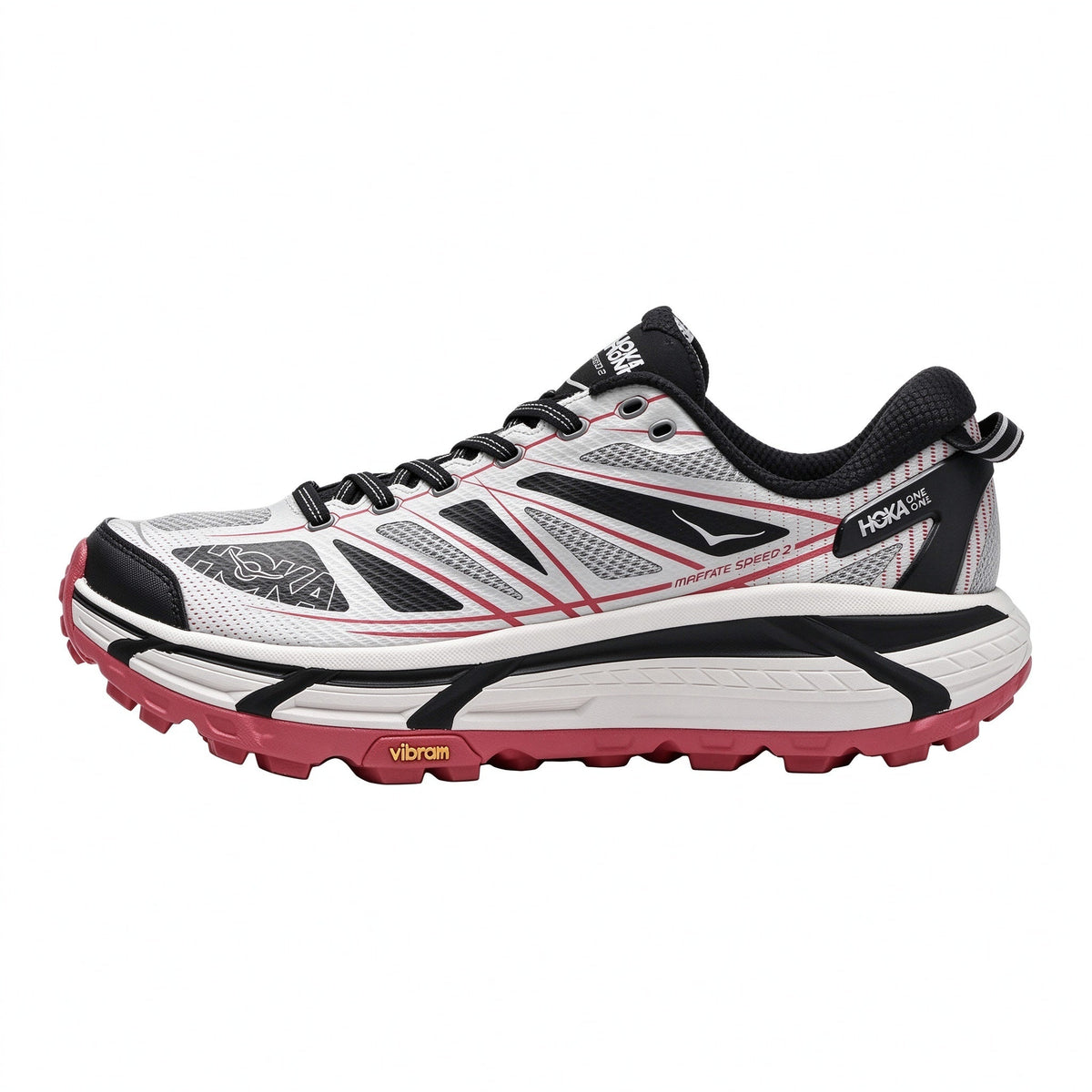 HOKA Mafate Speed 2 White – Rose Pink