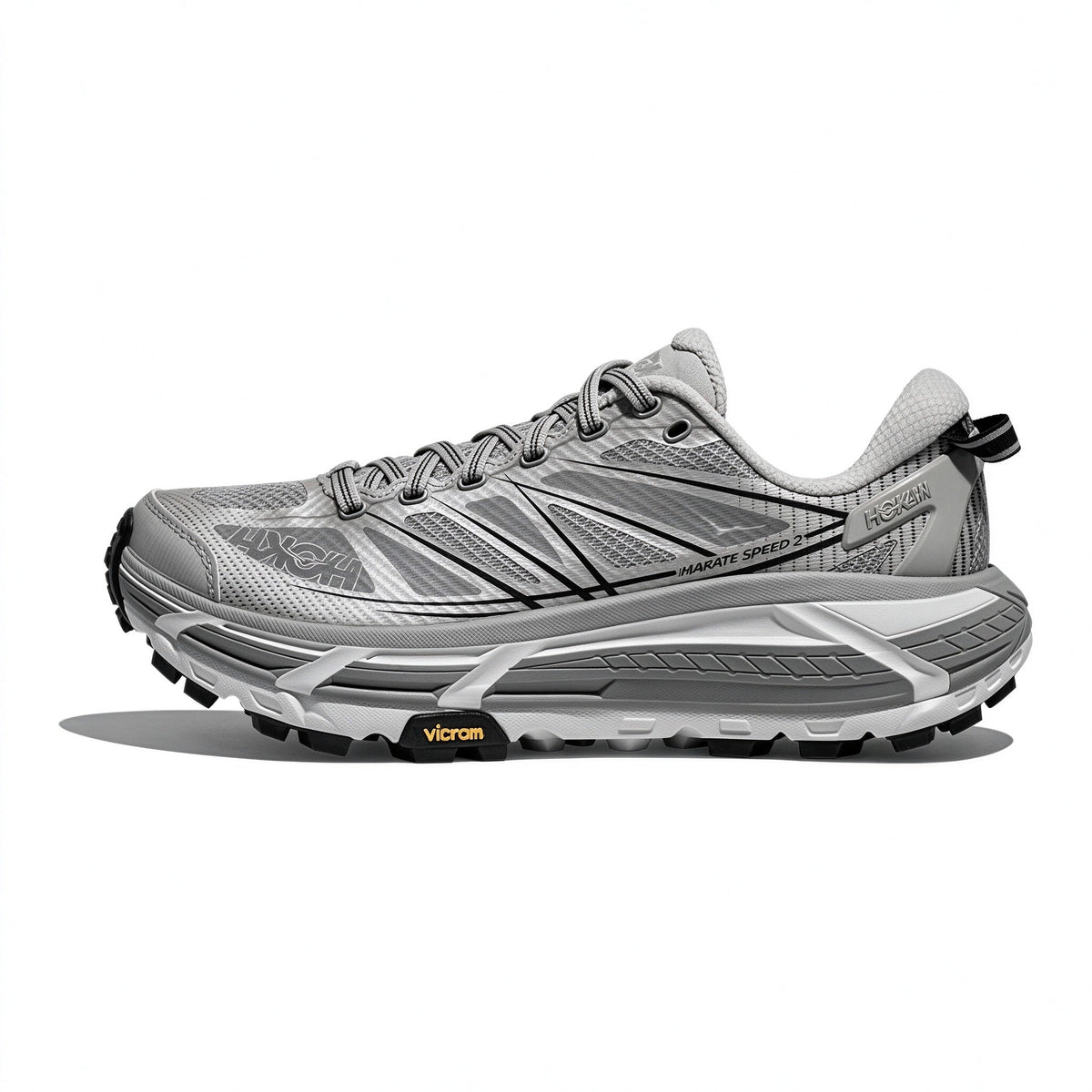 HOKA Mafate Speed 2 Gray – White