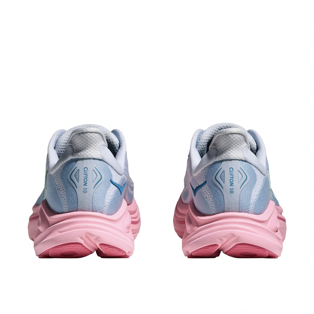 HOKA Clifton 10 Blue Gray – Pink