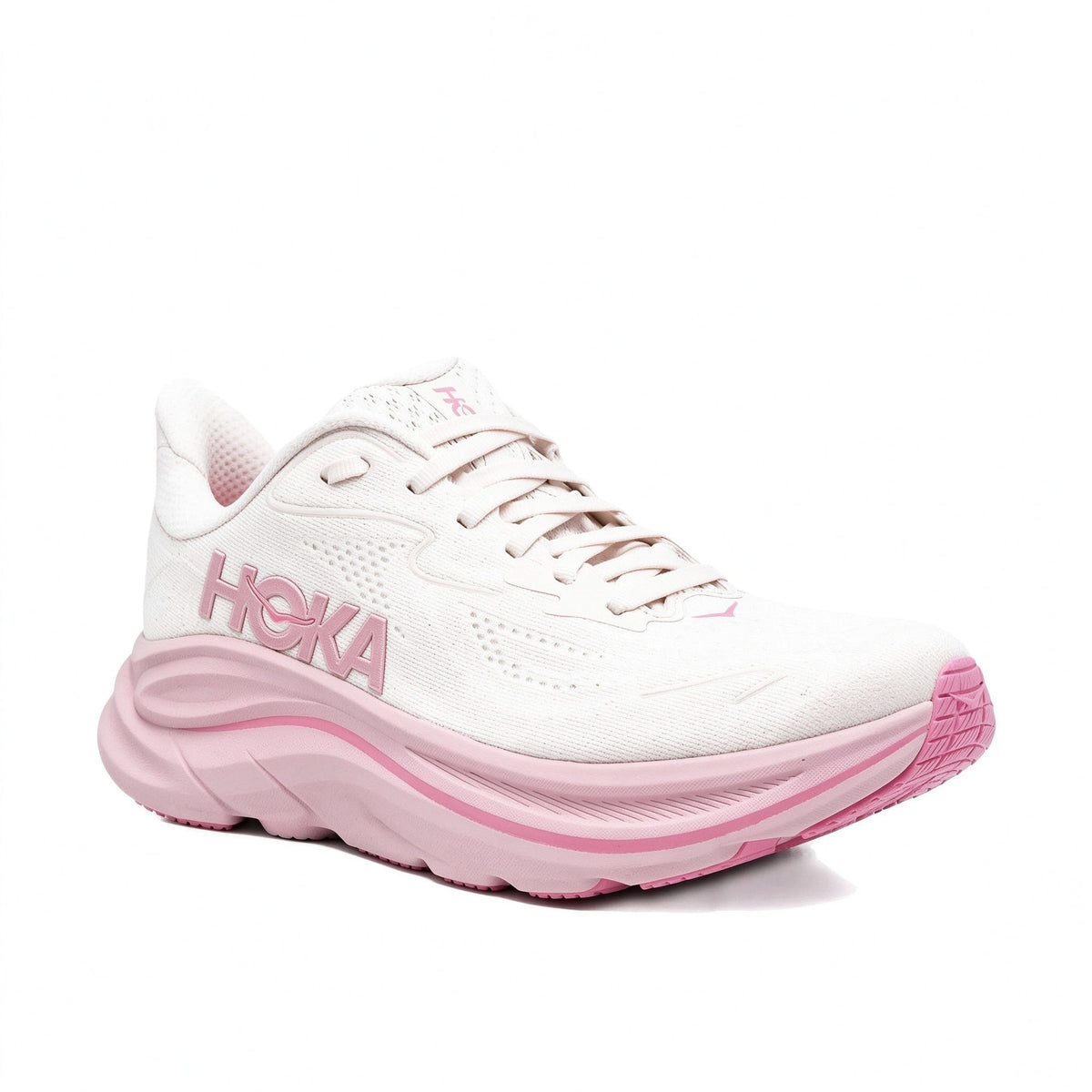 HOKA Clifton 10 White – Pink