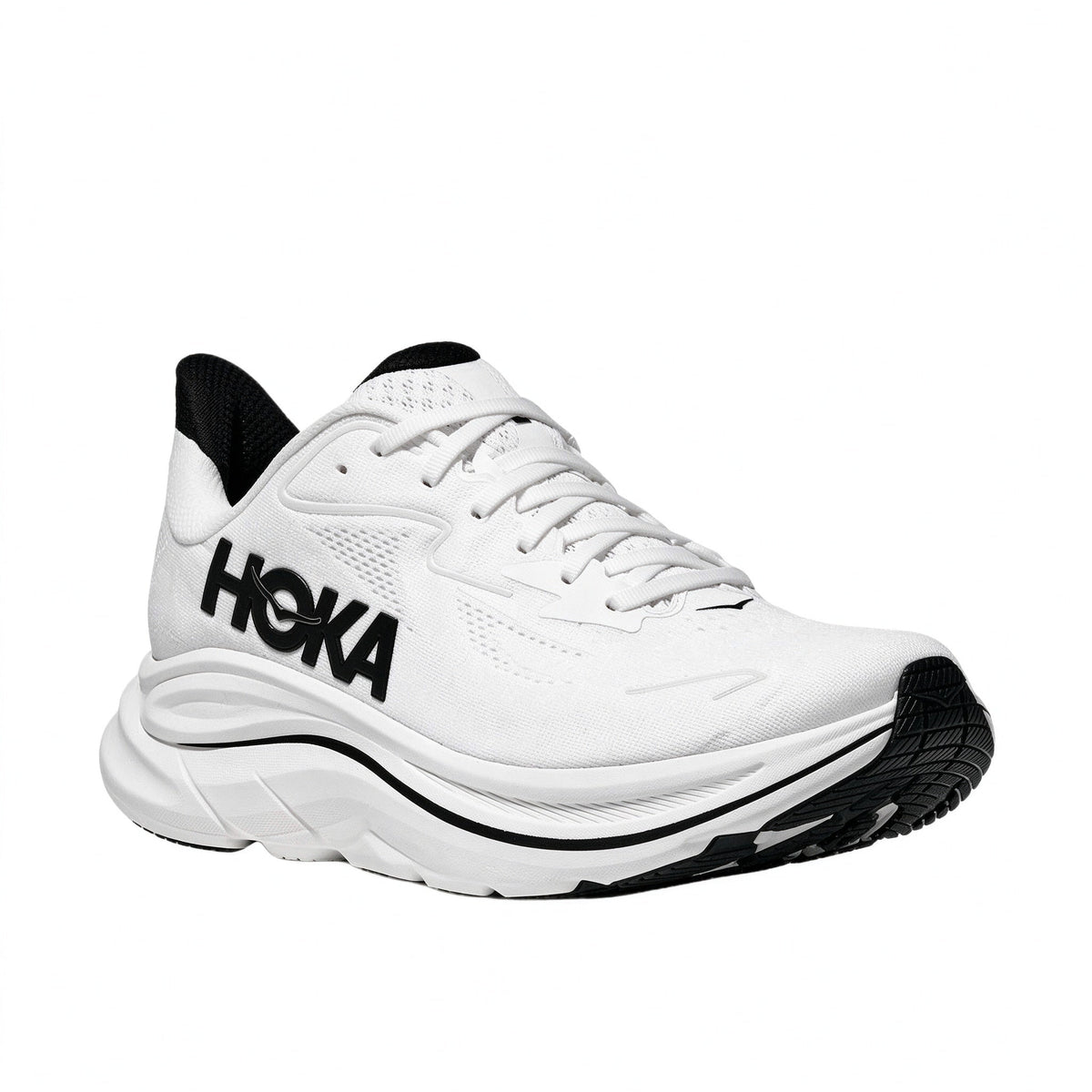 HOKA Clifton 10 White – Black