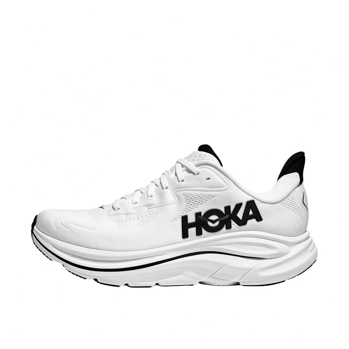 HOKA Clifton 10 White – Black