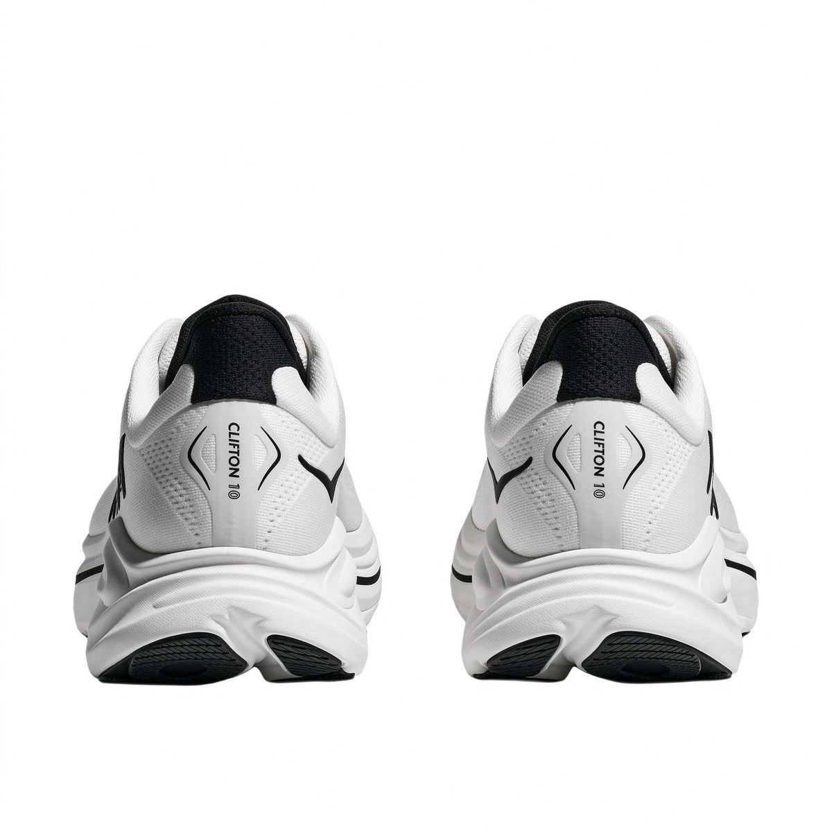 HOKA Clifton 10 White – Black