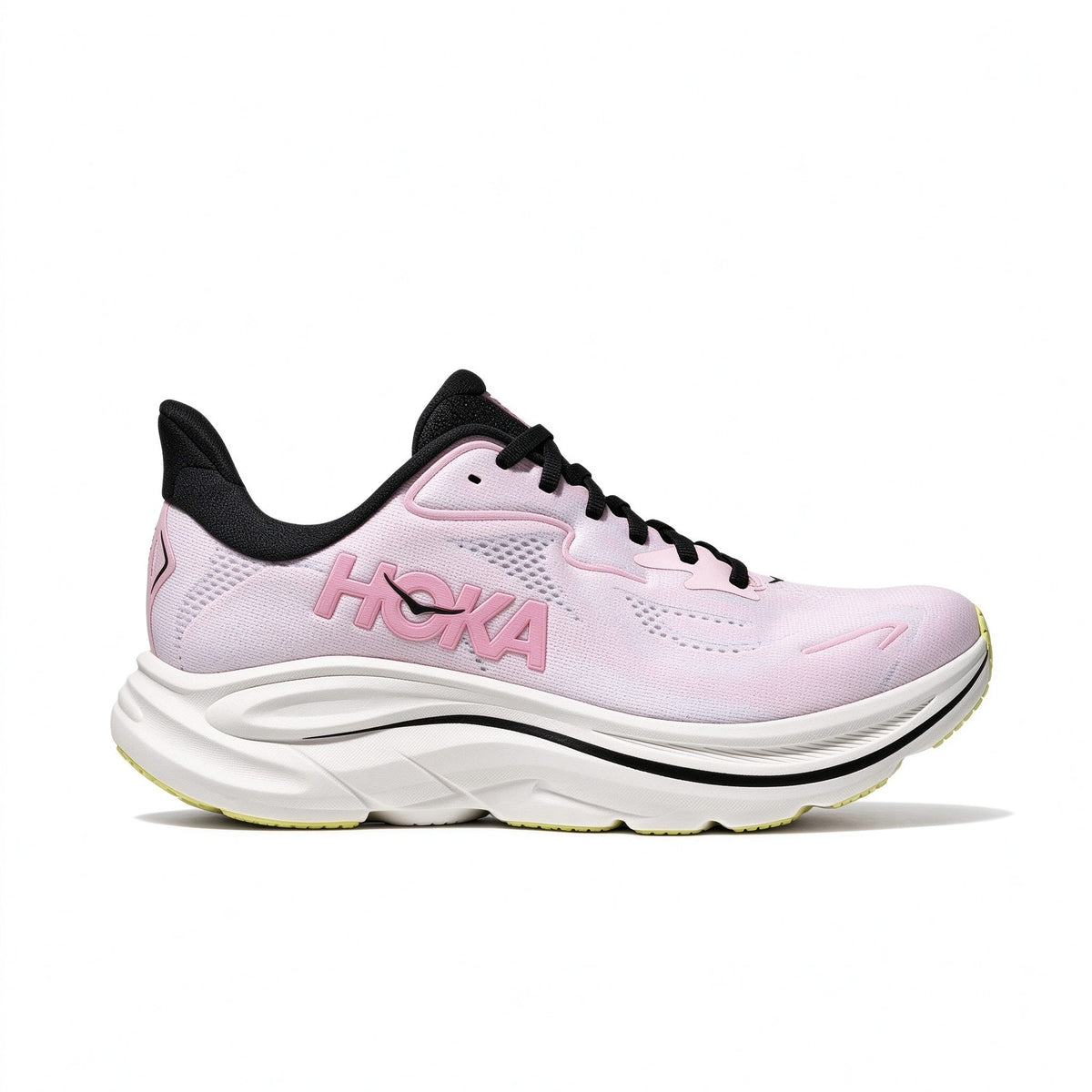 HOKA Clifton 10 Light Pink – Black