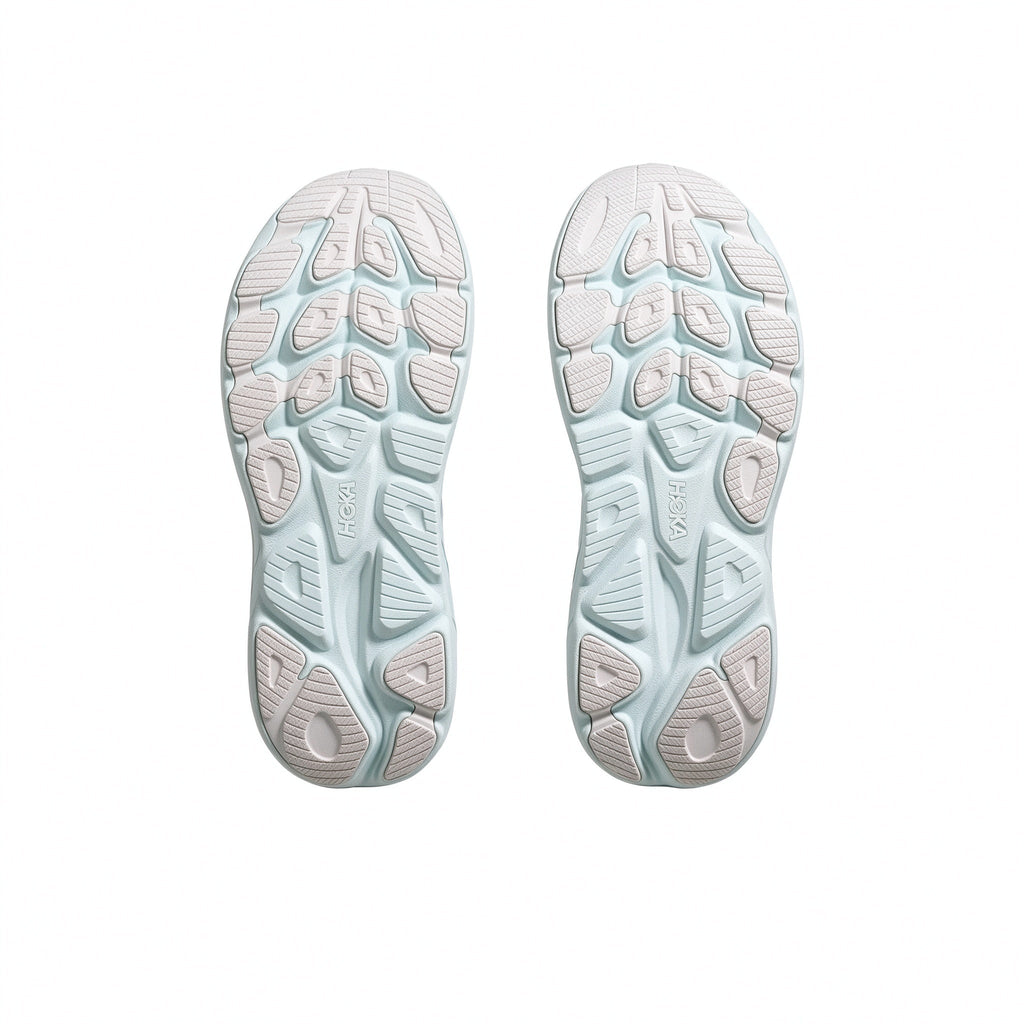 HOKA Clifton 10 White – Teal