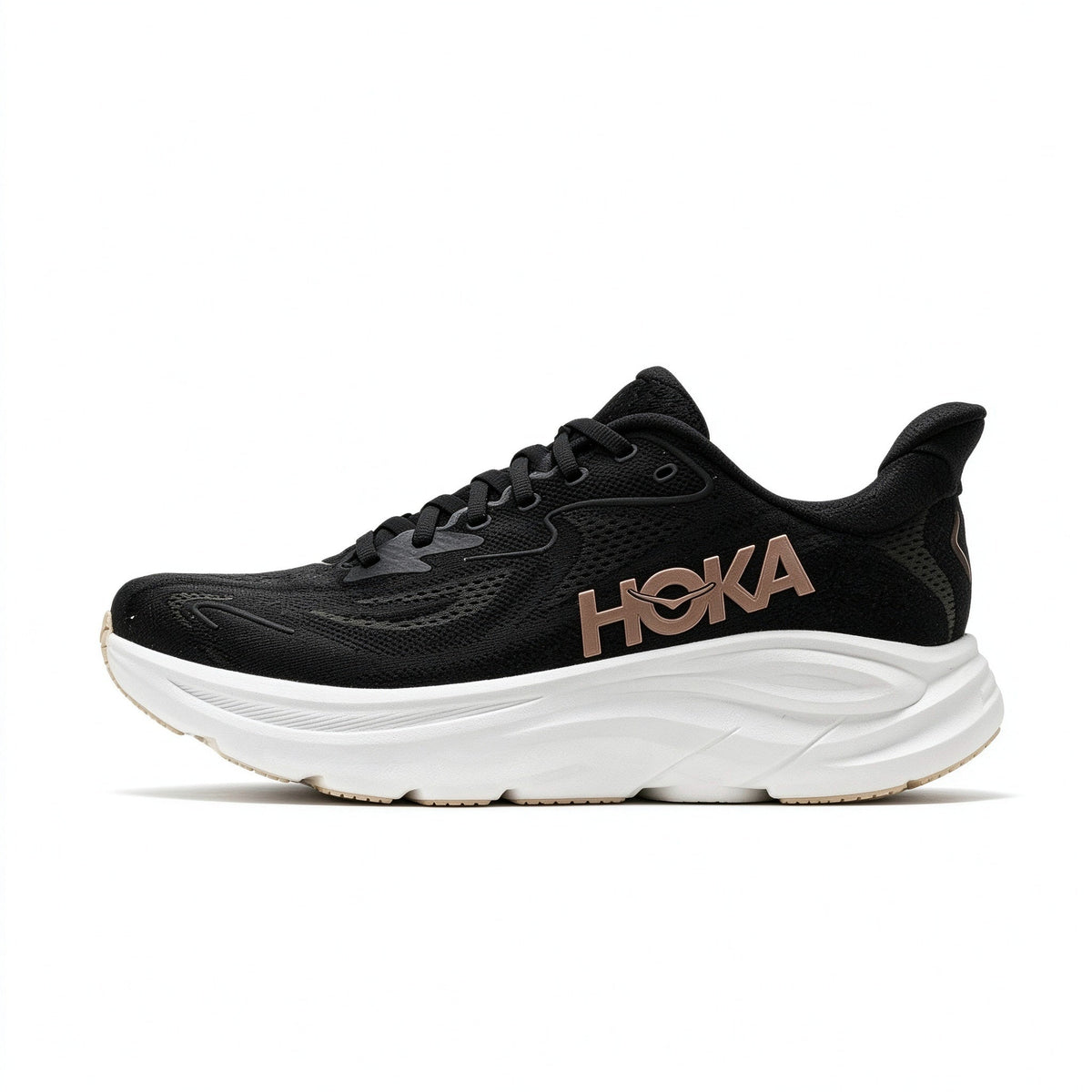 HOKA Clifton 10 Black – White