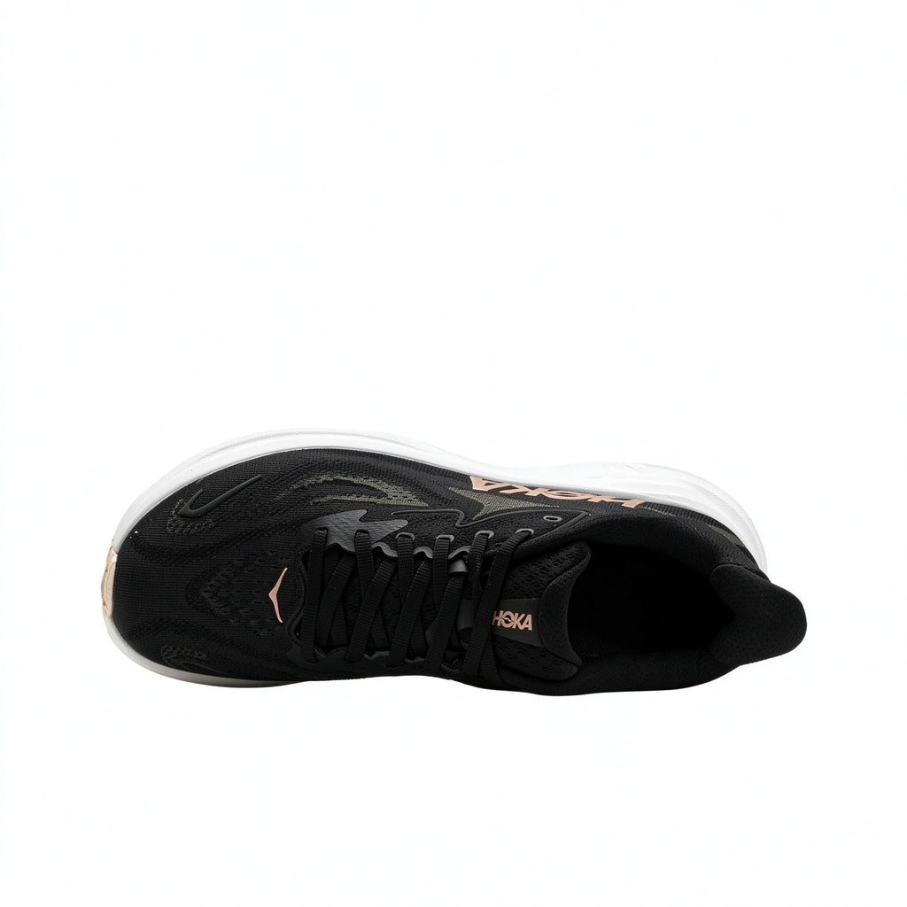 HOKA Clifton 10 Black – White