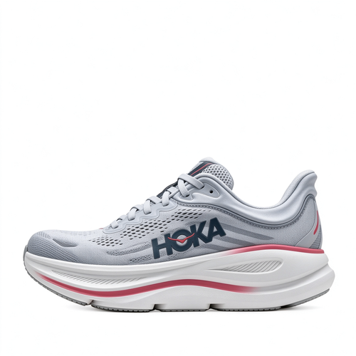 HOKA Bondi 9 Gray / Pink