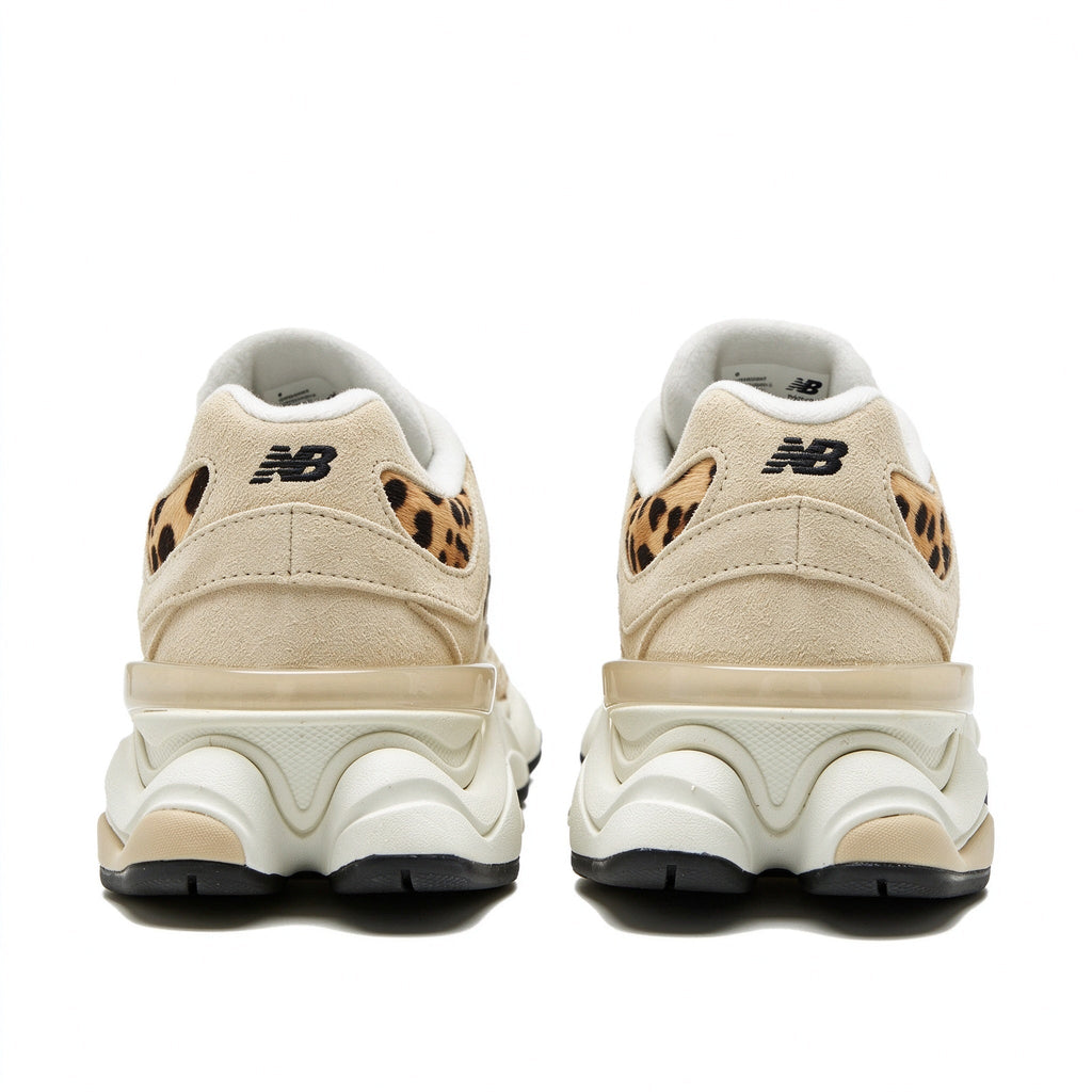New Balance 9060 Beige – Leopard Print