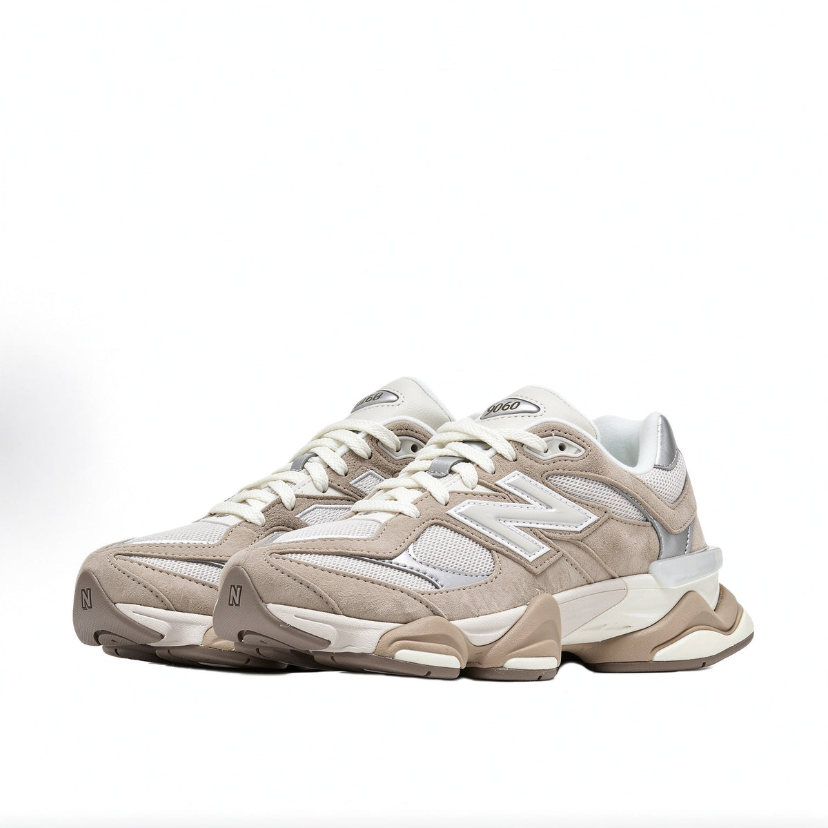 New Balance 9060 Beige – White – Silver