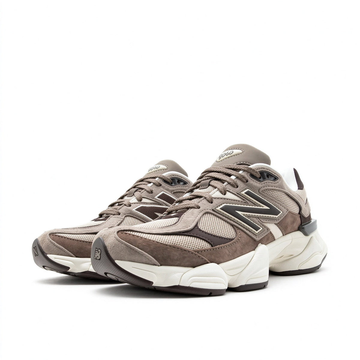 New Balance 9060 Taupe – Cream – Dark Brown