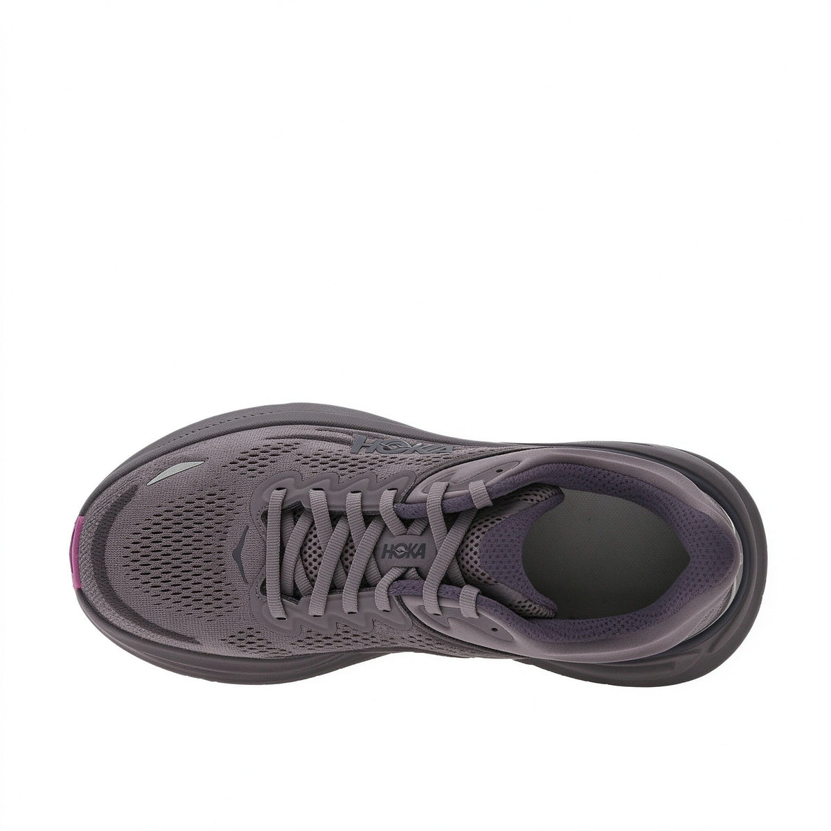 HOKA Bondi 9 Gray / Purple