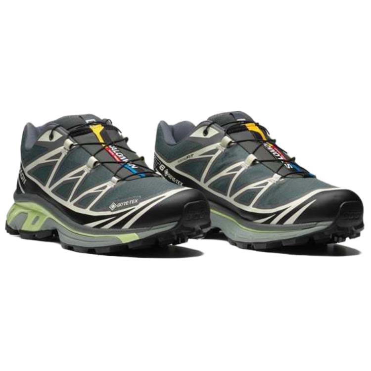 Salomon XT-6 GTX Charcoal / Black / Lime