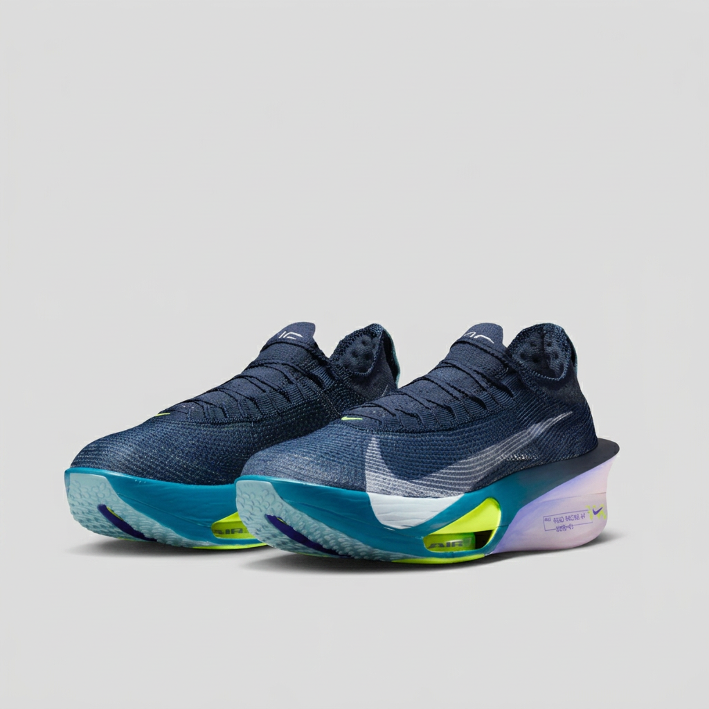 Nike Air Zoom Alphafly Next% 3 Running Shoes - Navy & Violet
