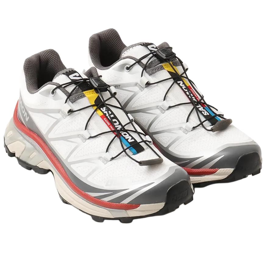 Salomon XT-6 White / Gray / Red
