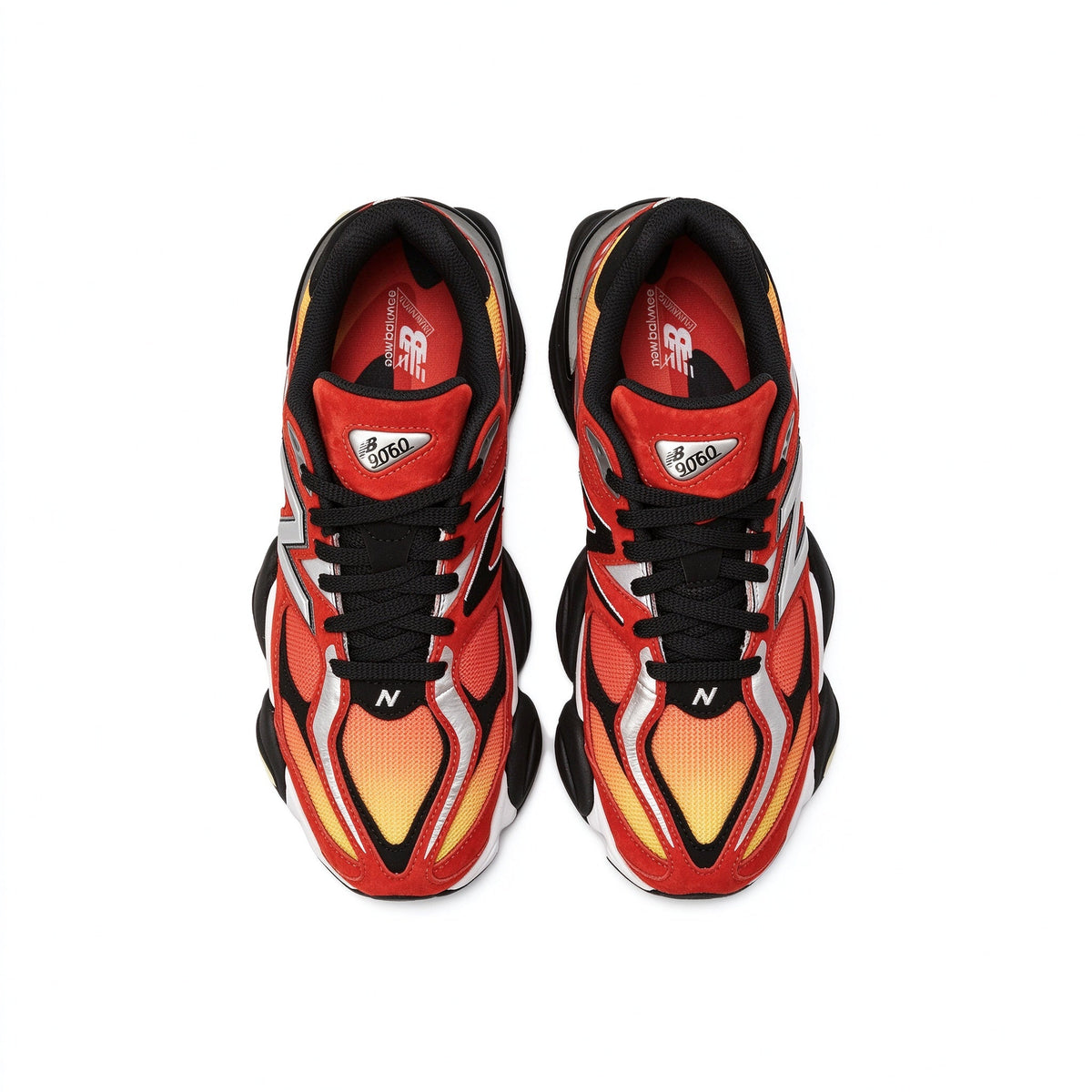DTLR × New Balance 9060 Red – Orange – Black