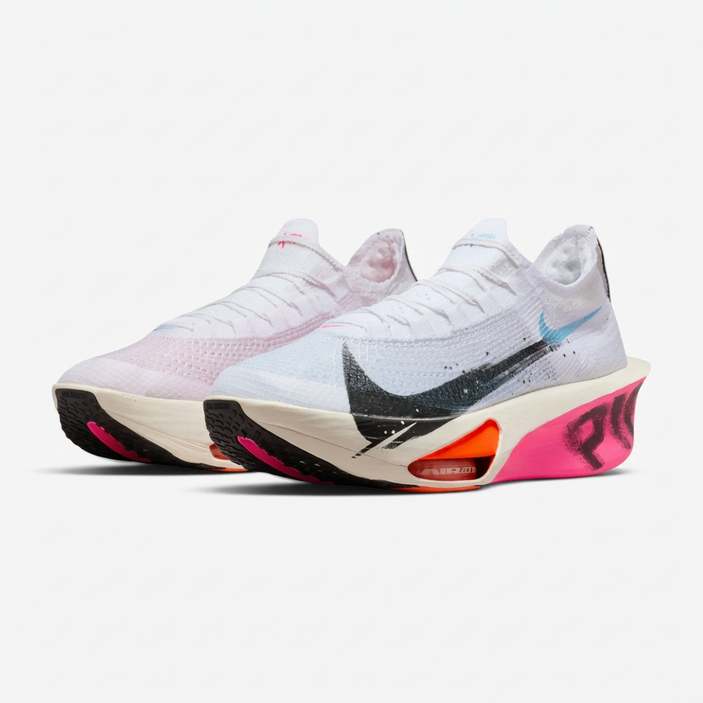 Nike Air Zoom Alphafly Next% 3 Running Shoes – White & Pink