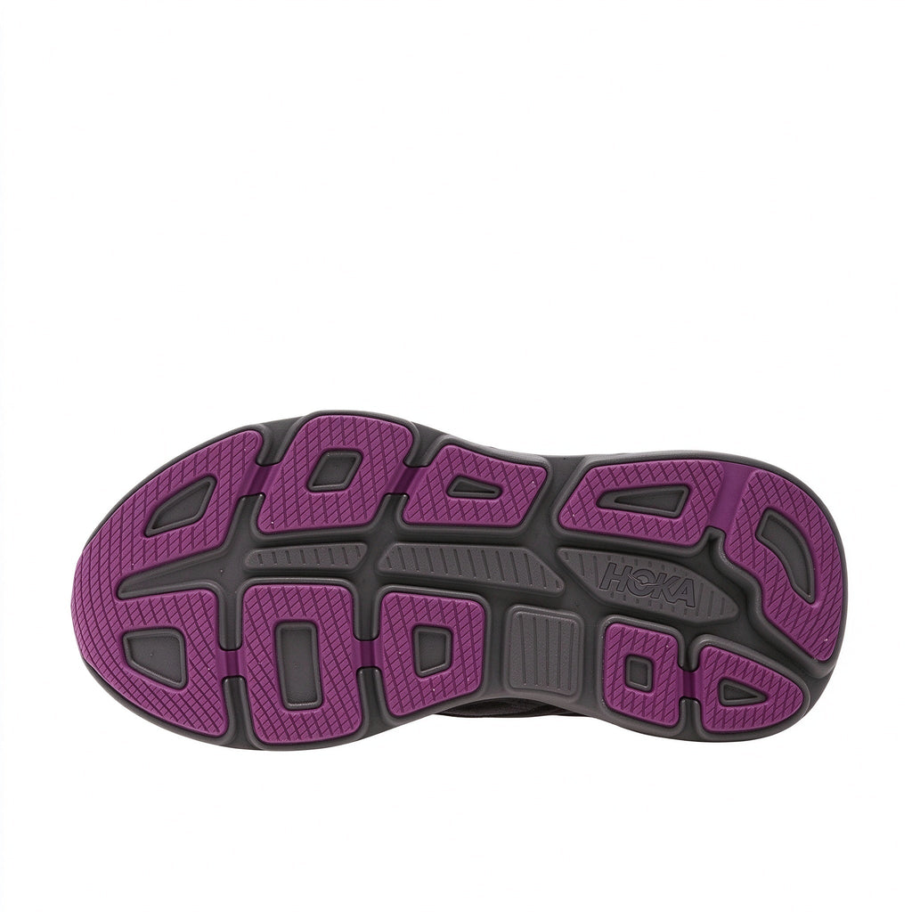 HOKA Bondi 9 Gray / Purple