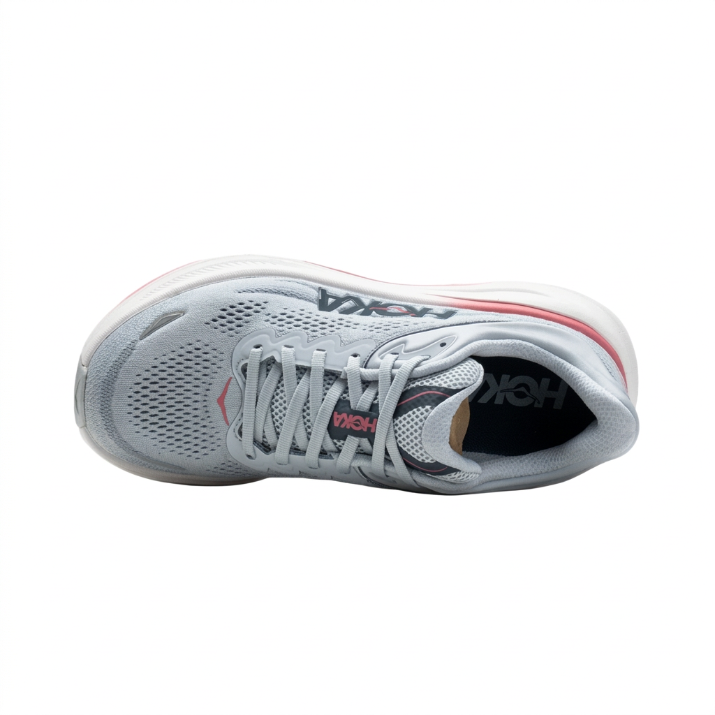 HOKA Bondi 9 Gray / Pink