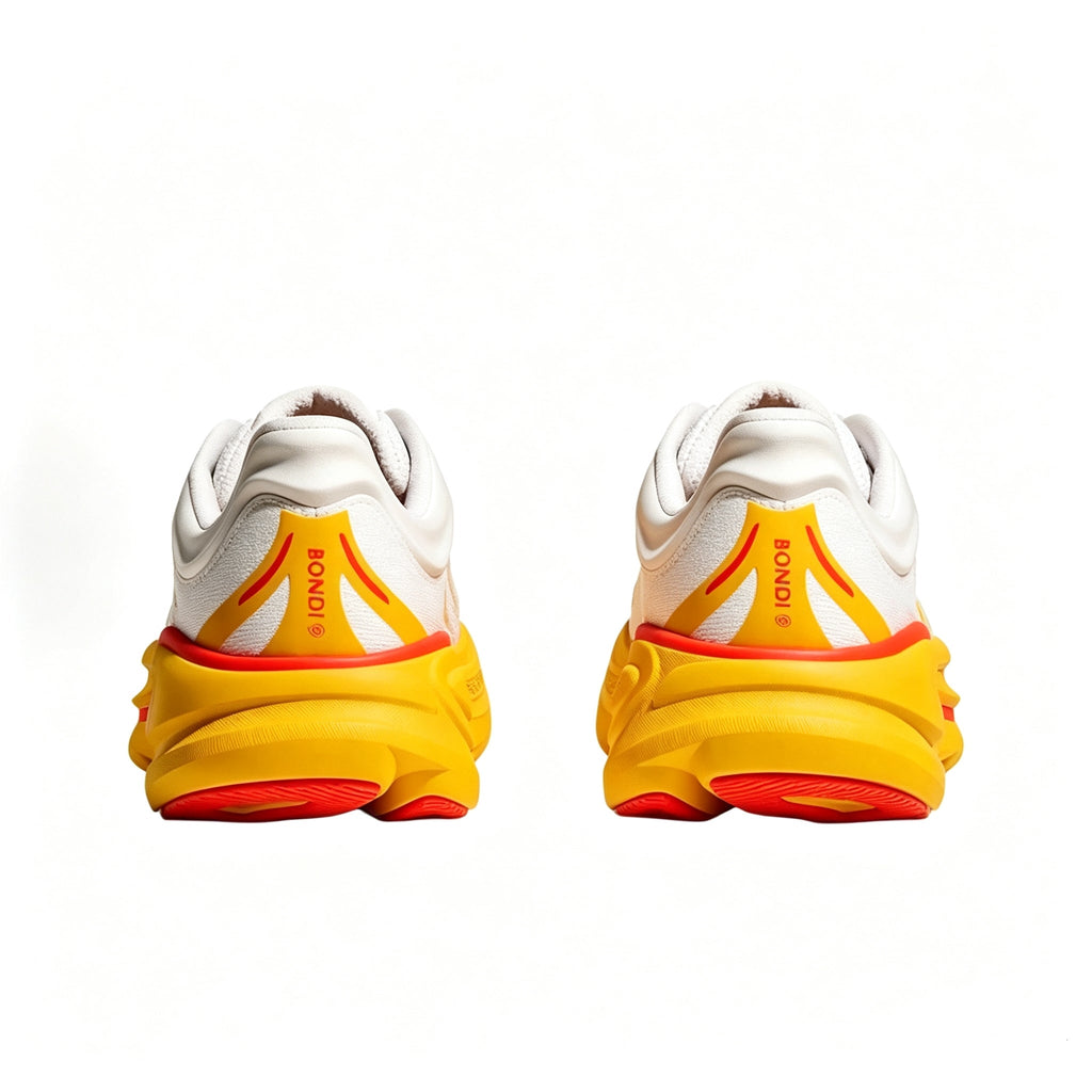 HOKA Bondi 9 White / Yellow