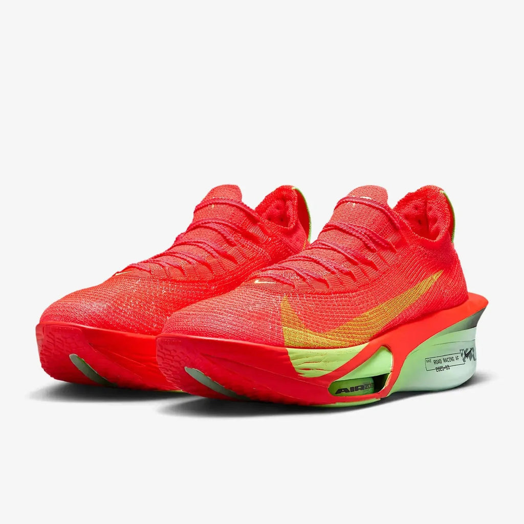 Nike Air Zoom Alphafly Next% 3 Running Shoes – Bright Crimson & Lime