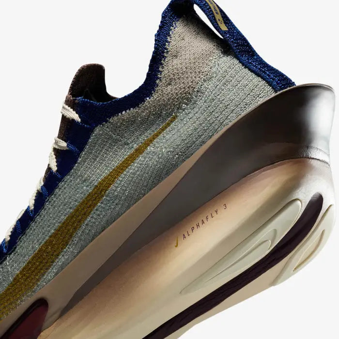 Nike Air Zoom Alphafly Next% 3 Running Shoes – Gray Green & Navy