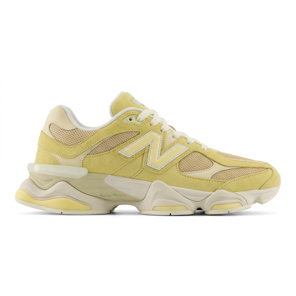New Balance 9060 Yellow – Cream