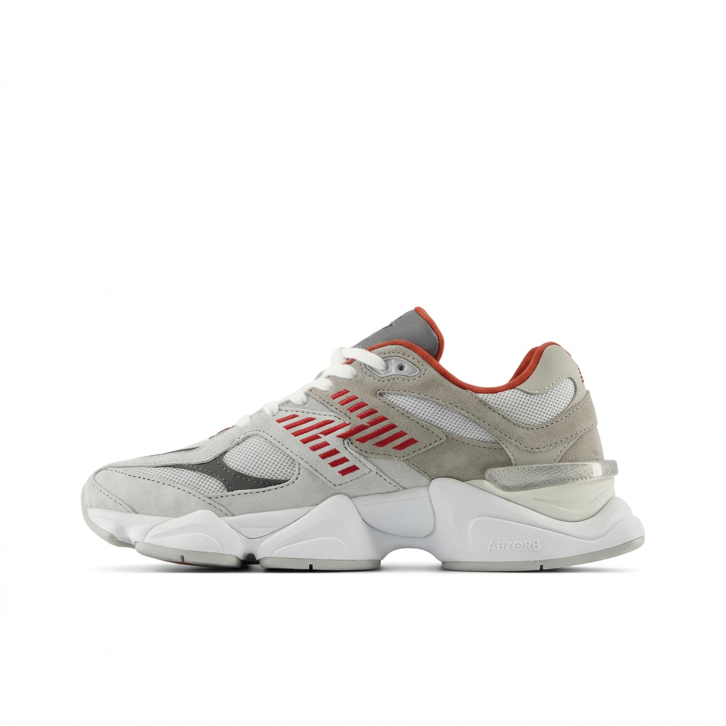 New Balance 9060 Grey – Red