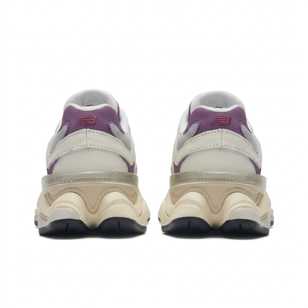 New Balance 9060 Cream – Burgundy