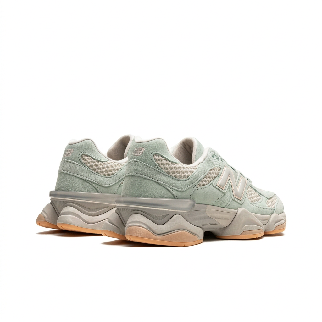 New Balance 9060 Mint Green – Cream