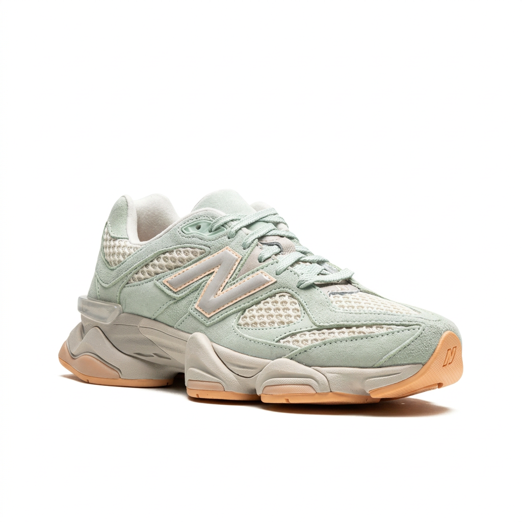New Balance 9060 Mint Green – Cream