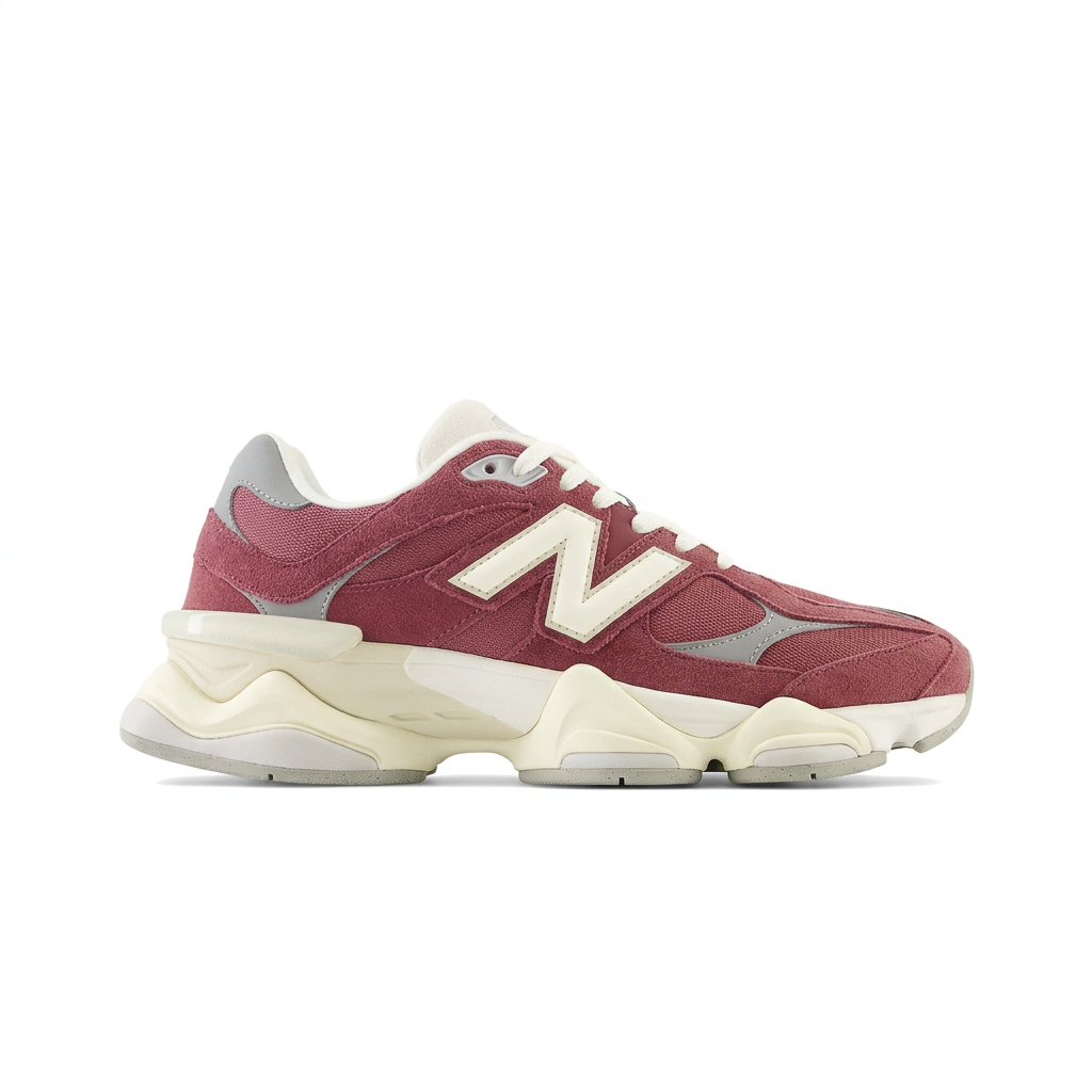New Balance 9060 Burgundy – Cream