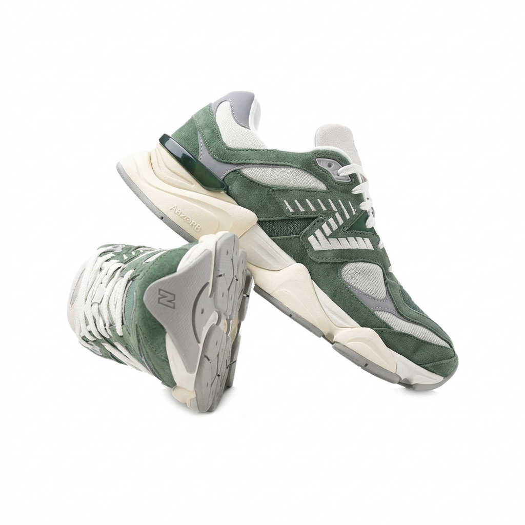 New Balance 9060 Green – Cream