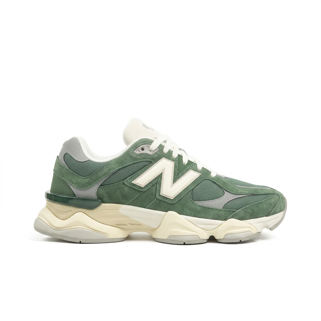 New Balance 9060 Green – Cream