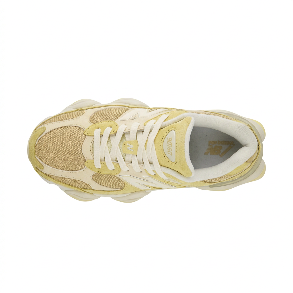 New Balance 9060 Yellow – Cream