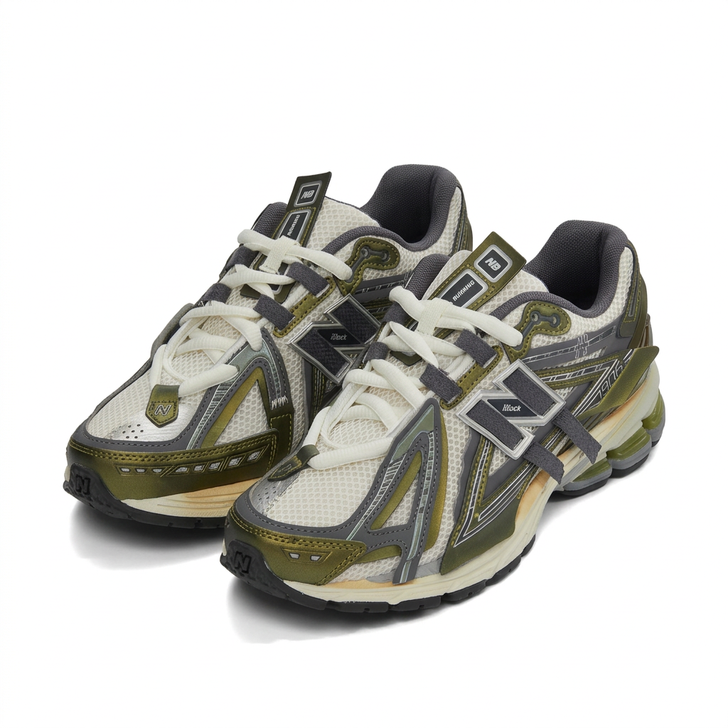 New Balance 1906A Cream – Olive Green