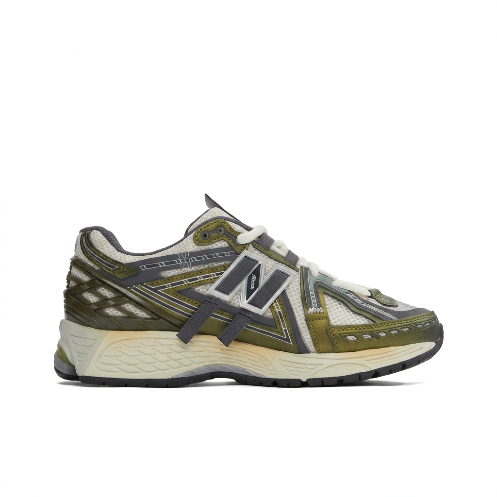 New Balance 1906A Cream – Olive Green