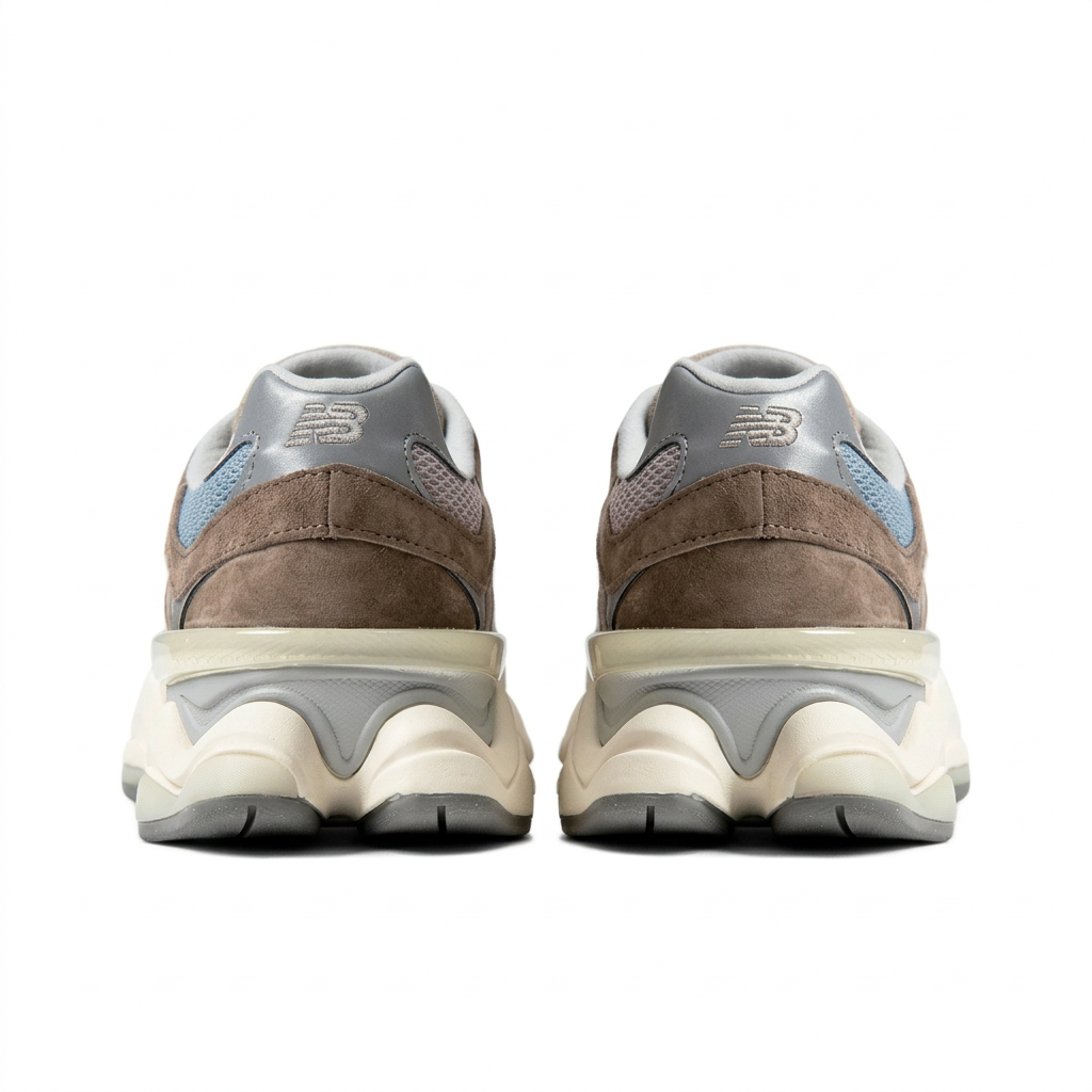 New Balance 9060 Taupe – Light Blue