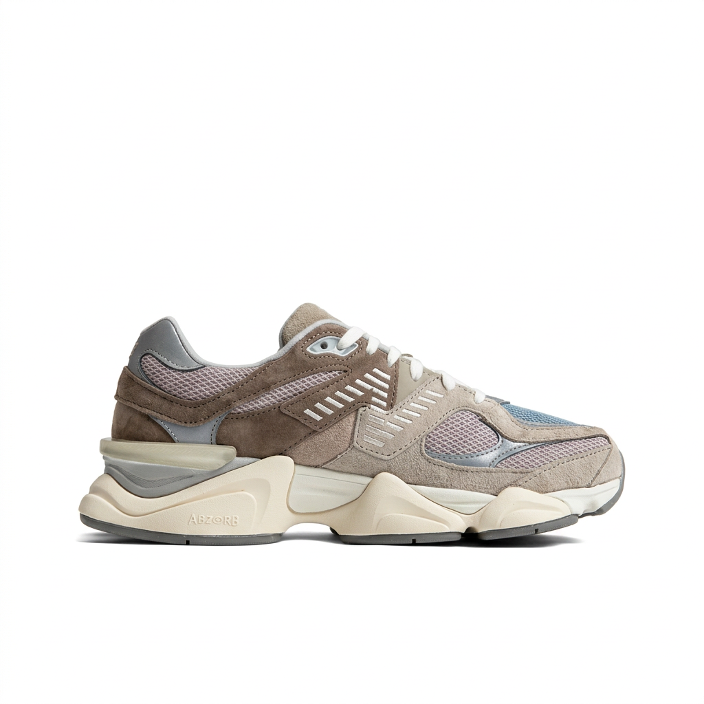 New Balance 9060 Taupe – Light Blue