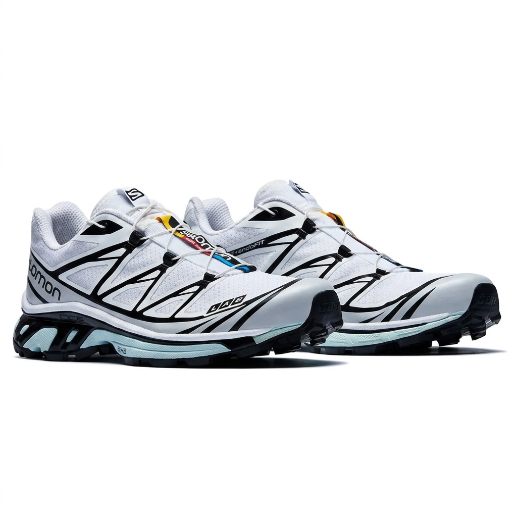 Salomon XT-6 White / Black / Ice Blue