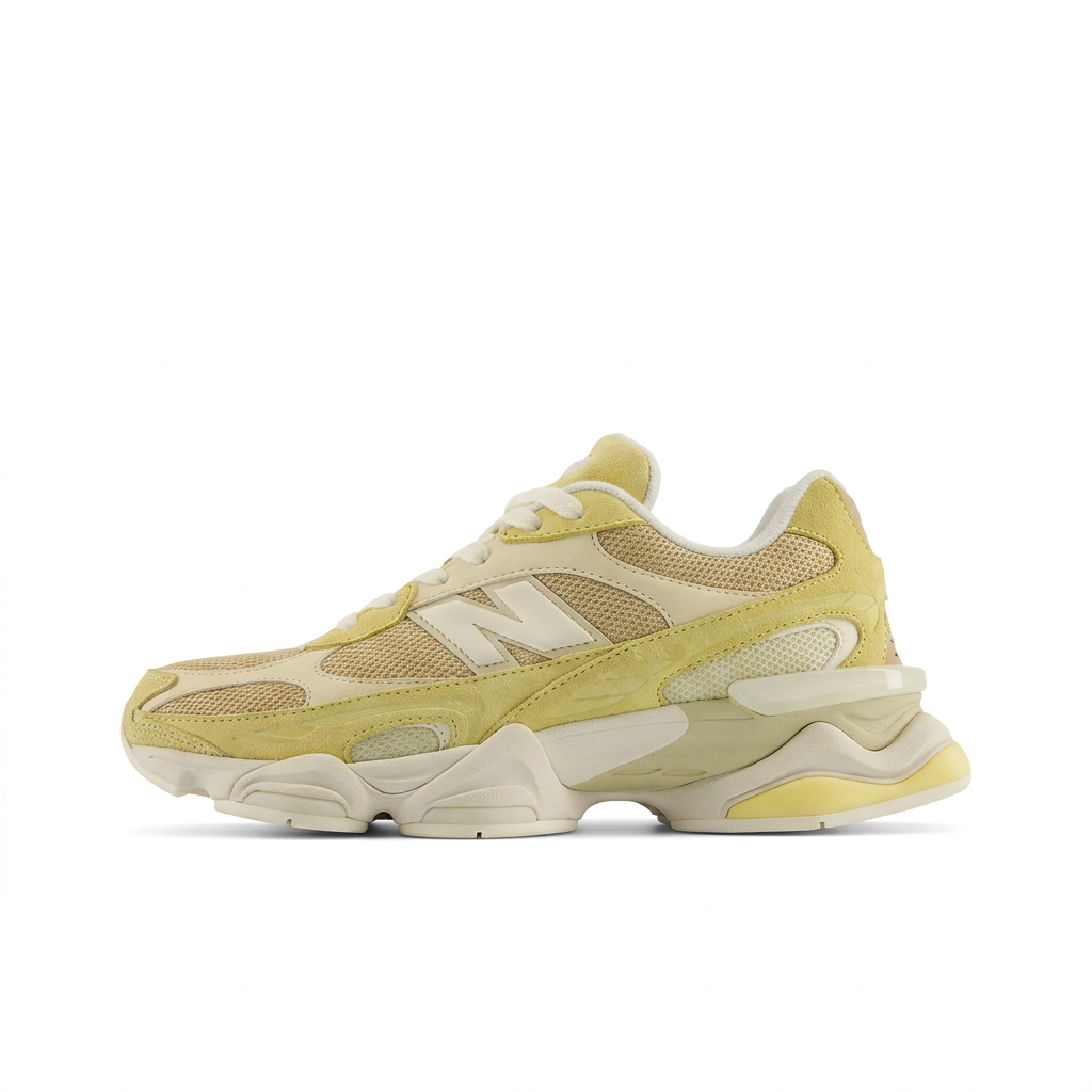 New Balance 9060 Yellow – Cream