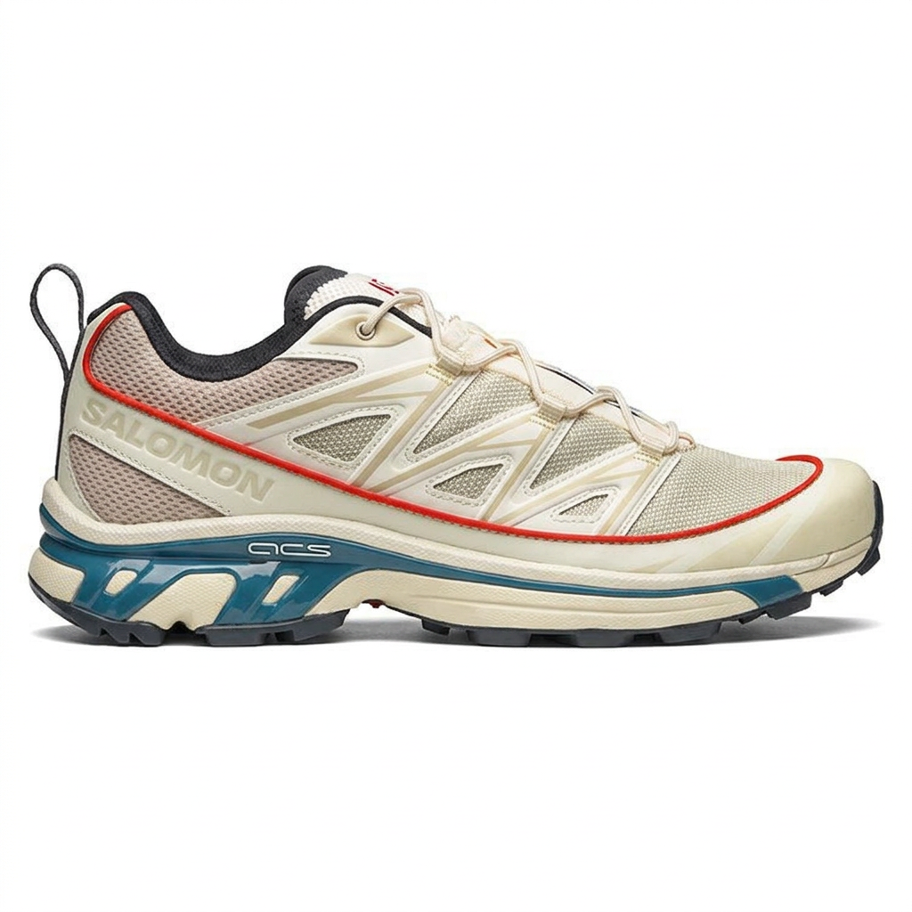 Salomon XT-6 Expanse Cream / Red / Teal