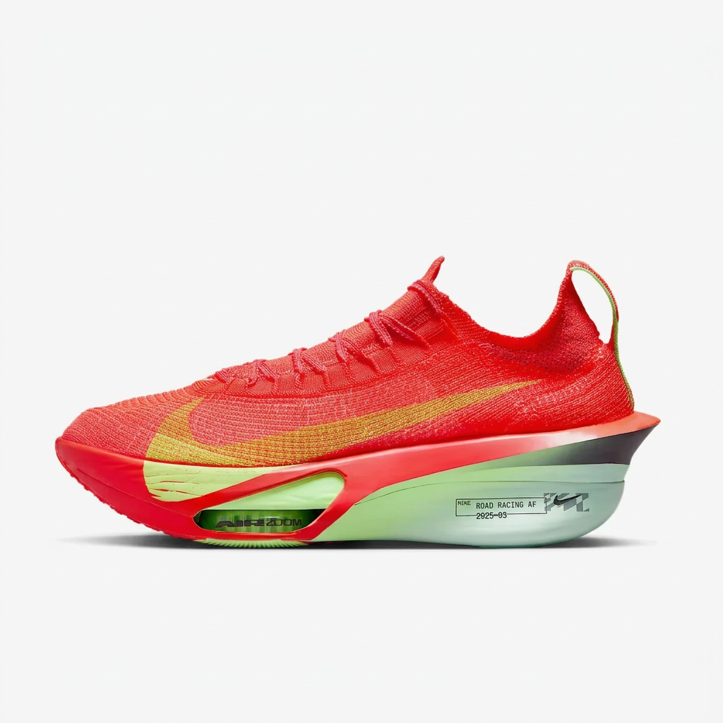 Nike Air Zoom Alphafly Next% 3 Running Shoes – Bright Crimson & Lime